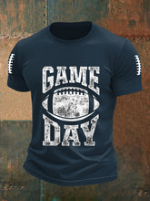 T-shirt décontracté pour hommes Football Gameday Football Fans